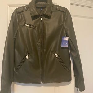 [APT 9] FAUX LEATHER JACKET